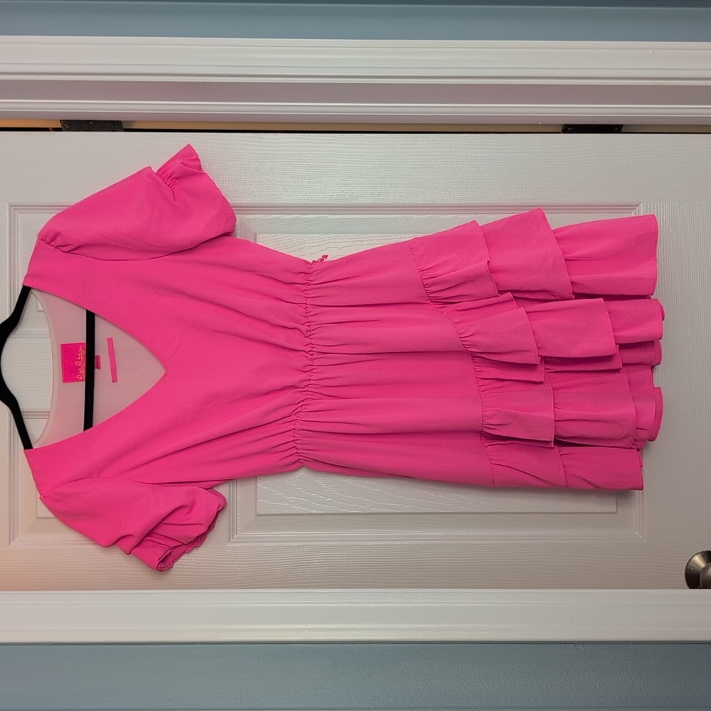 Lilly Pulitzer Martha Stretch Dress in Prosecco Pink